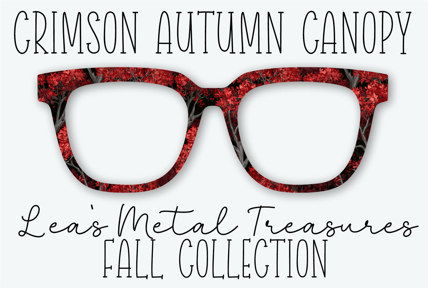 CRIMSON AUTUMN CANOPY Eyewear Frame Toppers
