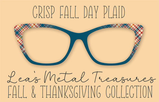 CRISP FALL DAY PLAID Eyewear Frame Toppers