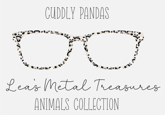 CUDDLY PANDAS Eyewear Frame Toppers COMES WITH MAGNETS