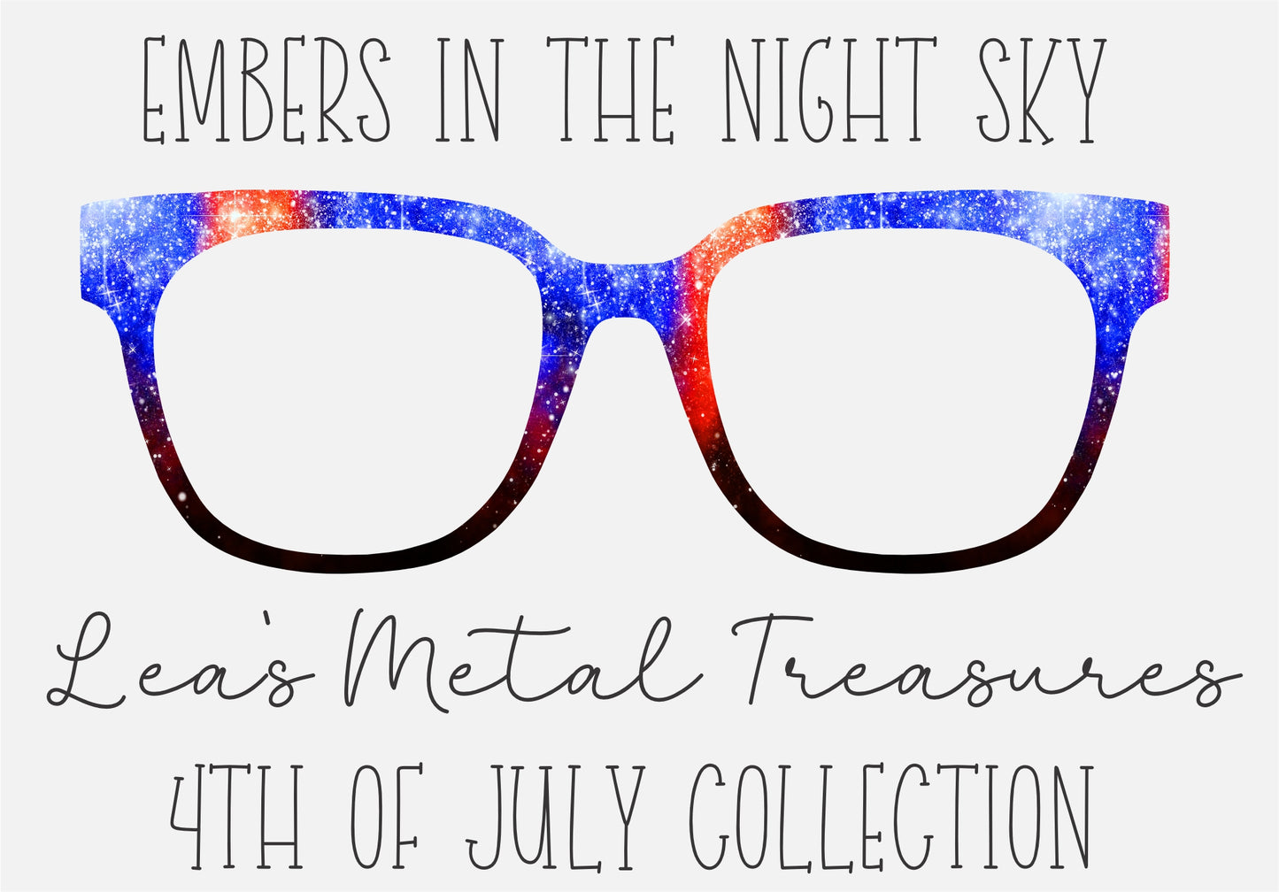 Embers in the Night Sky Frame Toppers COMES WITH MAGNETS