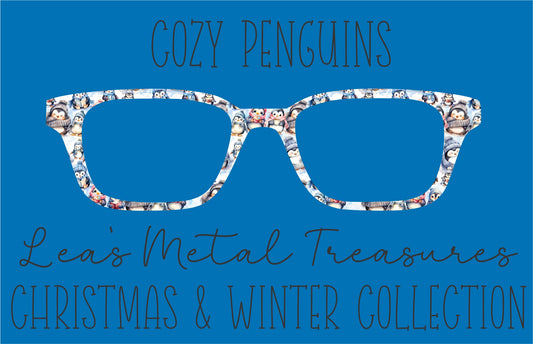 Cozy Penguins Eyewear Toppers COMES  WITH MAGNETS