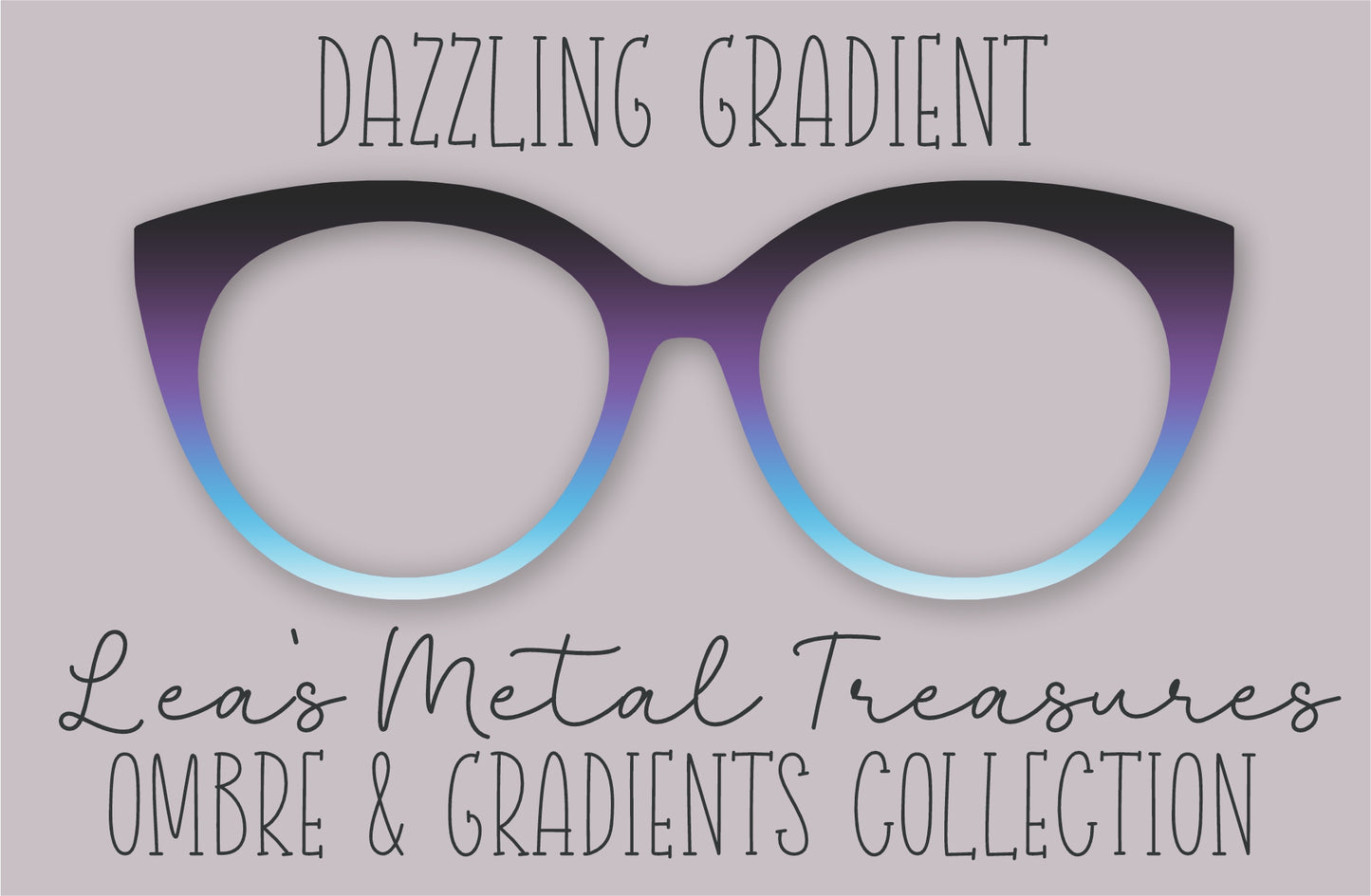 Dazzling Gradient Eyewear Frame Toppers