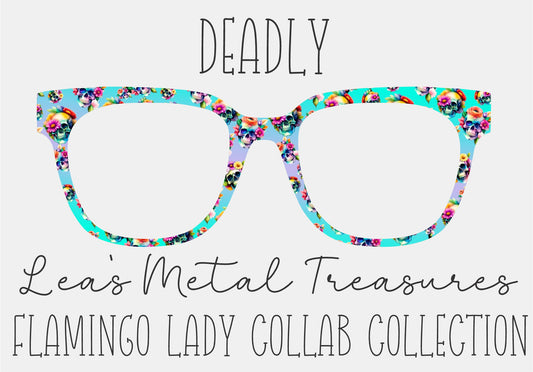Deadly Magnetic Eyeglasses Topper • The Flamingo Lady Collab Collection