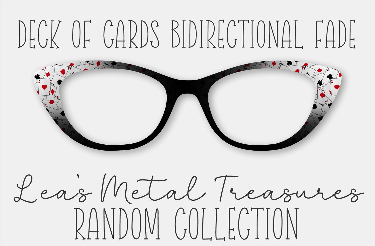 Deck of Cards Bidirectional Fade Frame Toppers Comes WITH MAGNETS