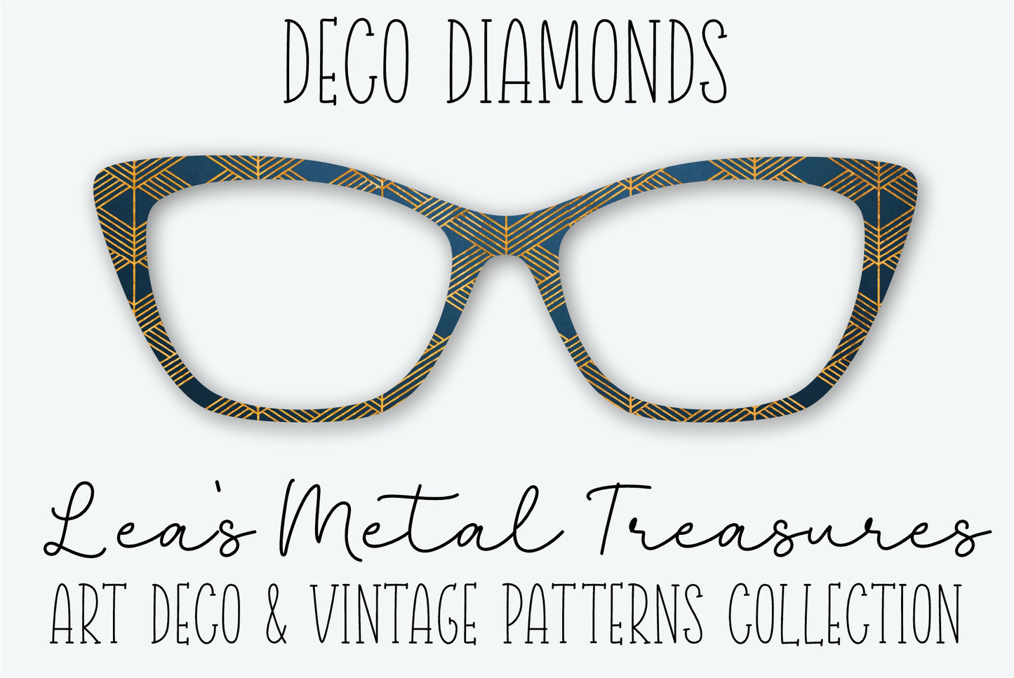 Deco Diamonds Eyewear Frame Toppers