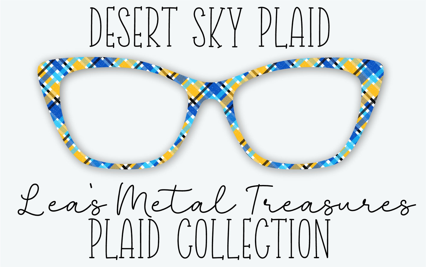 DESERT SKY PLAID Eyewear Frame Toppers