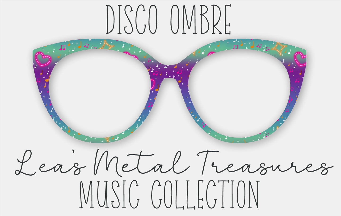 Disco Ombre Eyewear Frame Toppers