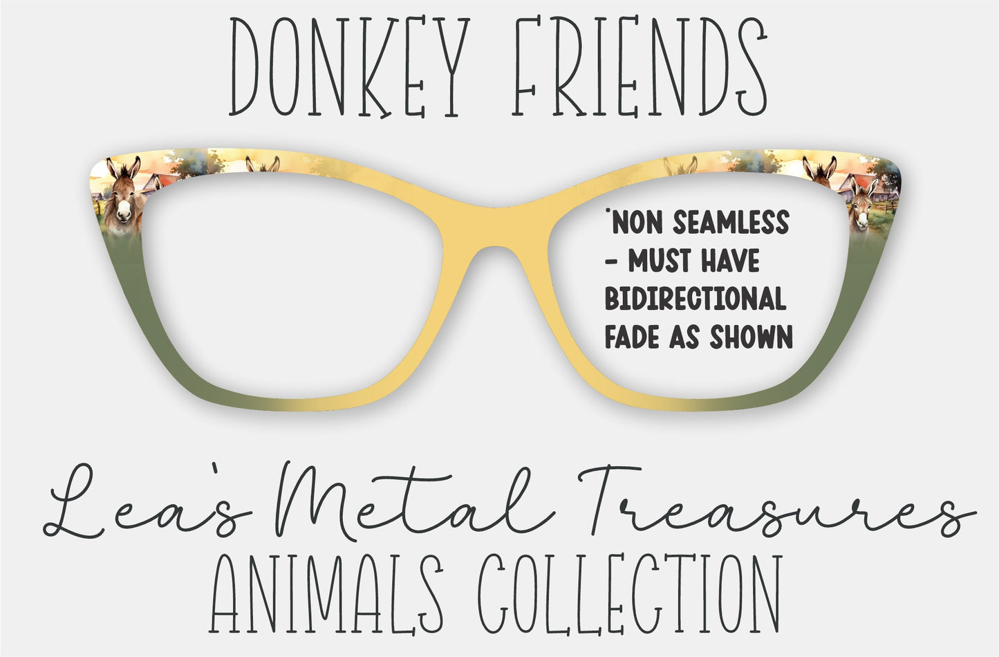 Donkey Friends Eyewear Frame Toppers