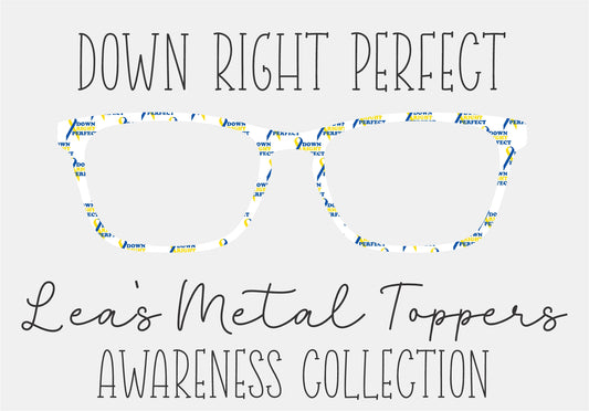 DOWN RIGHT PERFECT Eyewear Frame Toppers COMES WITH MAGNETS