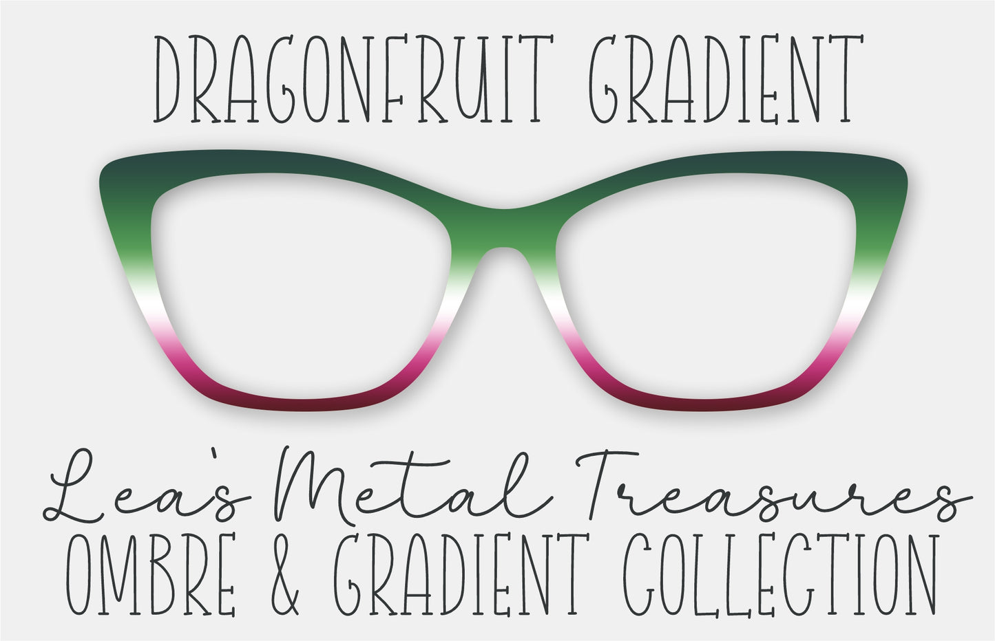 DRAGONFRUIT GRADIENT Eyewear Frame Toppers