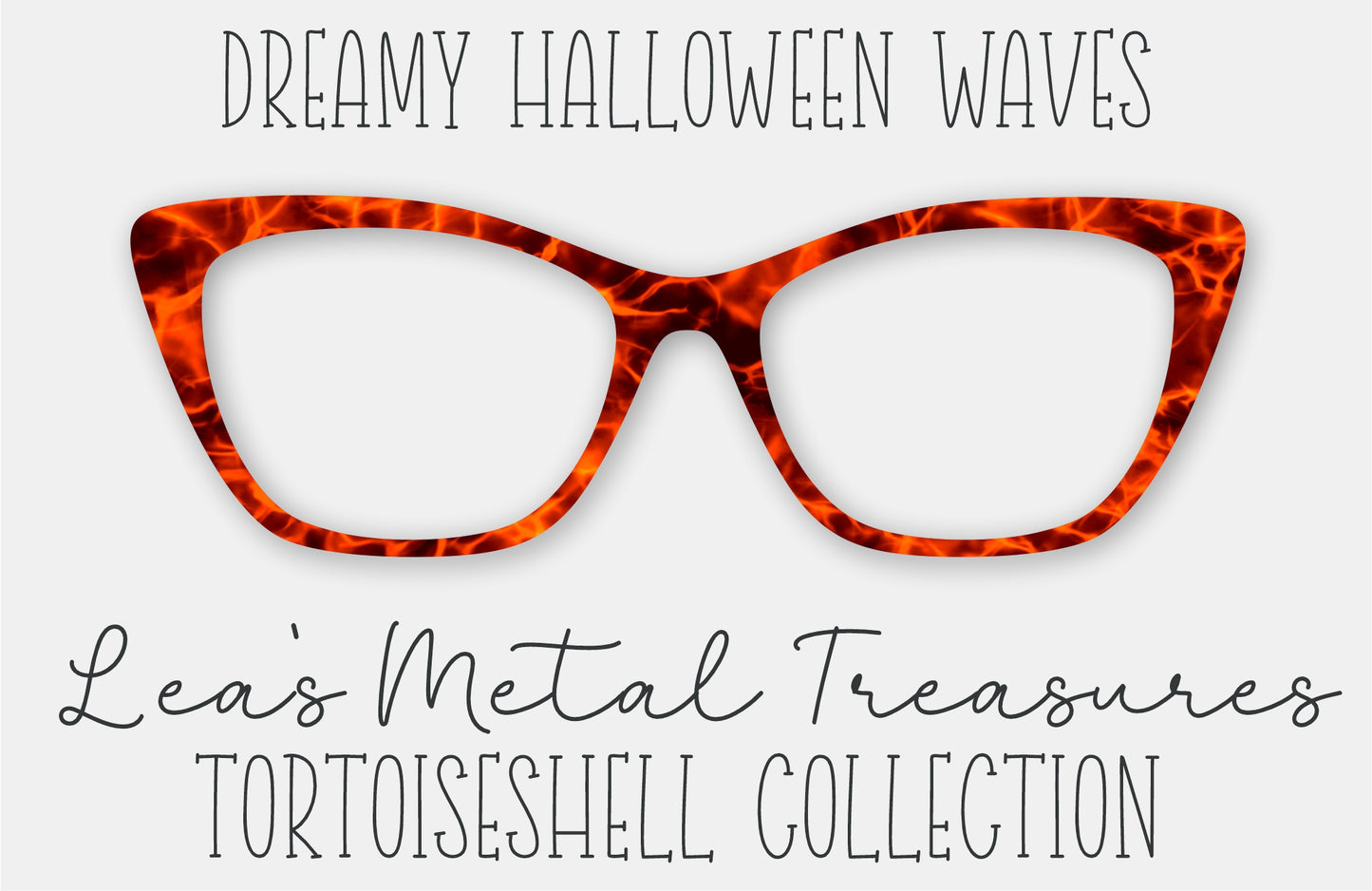 Dreamy Halloween Waves Tortoiseshell Eyewear Frame Toppers