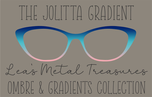 The Jolitta Gradient Eyewear Frame Toppers COMES WITH MAGNETS