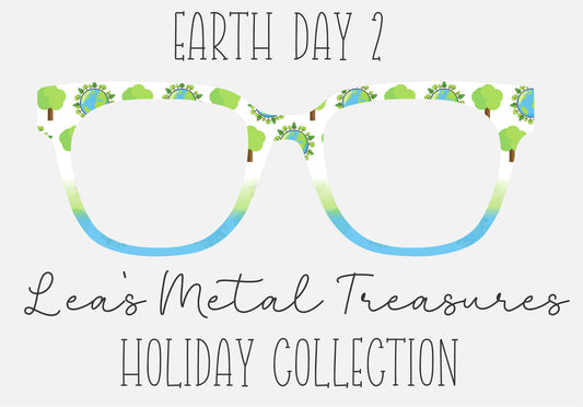 EARTH DAY 2 Eyewear Frame Toppers COMES WITH MAGNETS