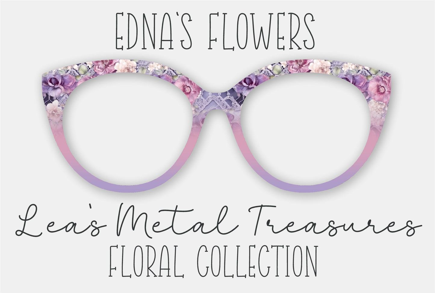 Edna's Flowers Eyewear Frame Toppers