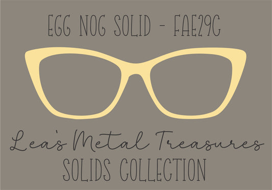 EGG NOG SOLID FAE29C Eyewear Frame Toppers COMES WITH MAGNETS