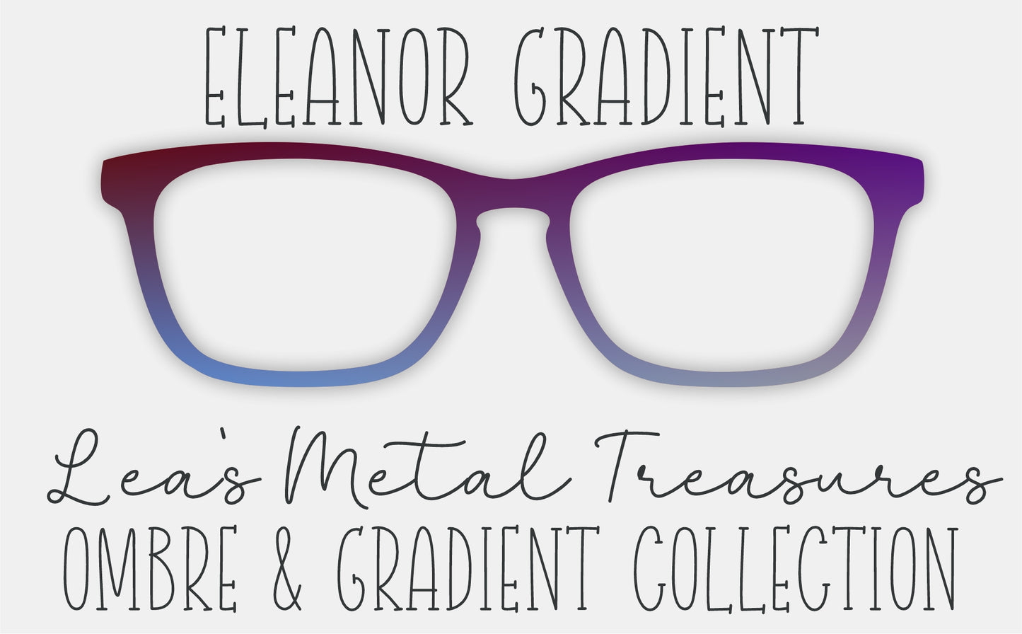Eleanor Gradient • Magnetic Eyeglasses Toppers