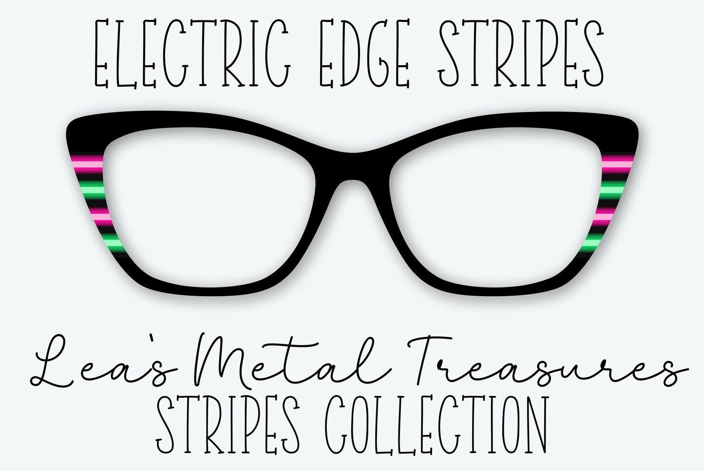 ELECTRIC EDGE STRIPES Eyewear Frame Topper