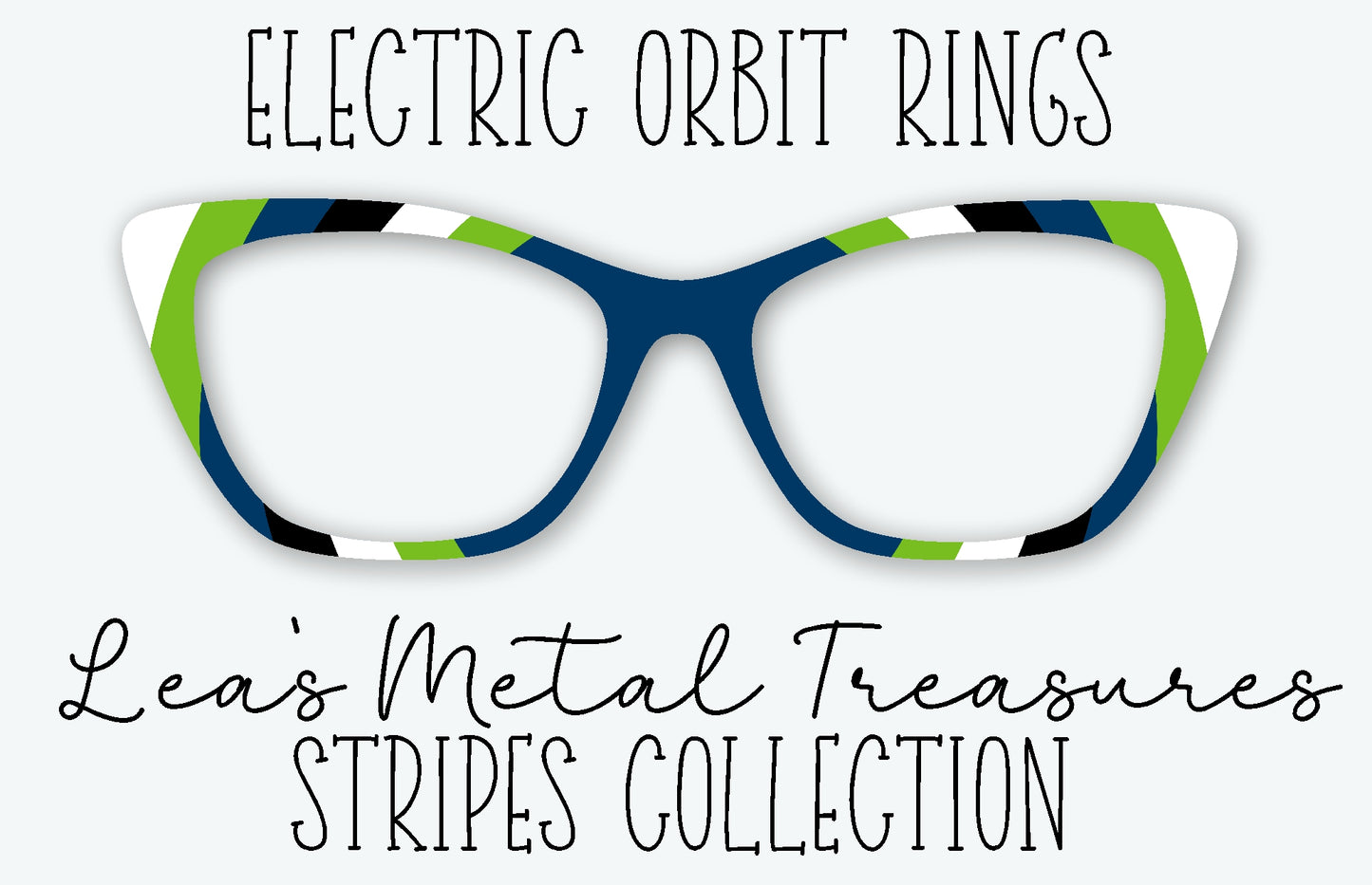 Electric Orbit Rings Eyewear Frame Toppers