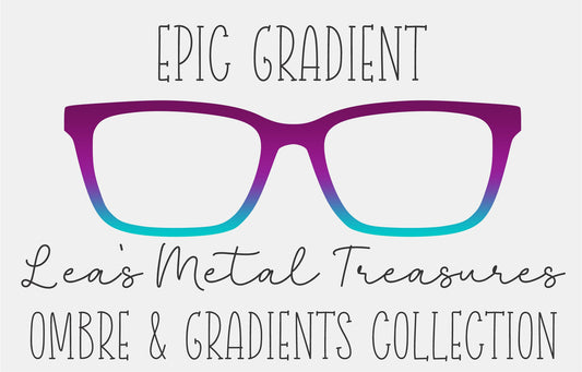 Epic Gradient  Eyewear Frame Toppers COMES WITH MAGNETS