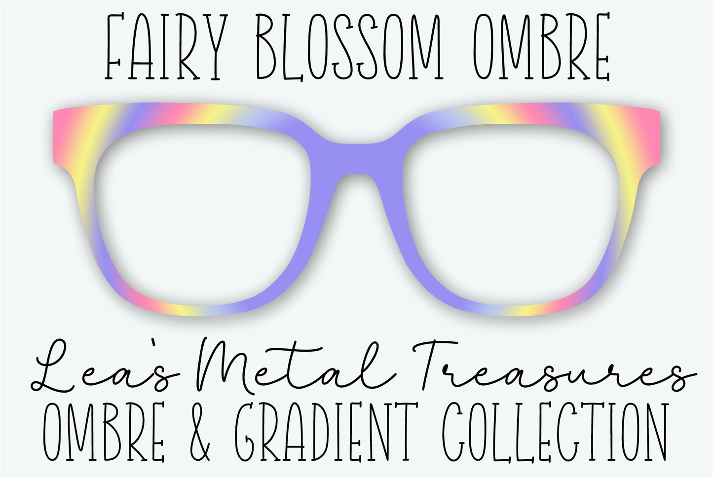 Fairy Blossom Ombre Eyewear Frame Toppers