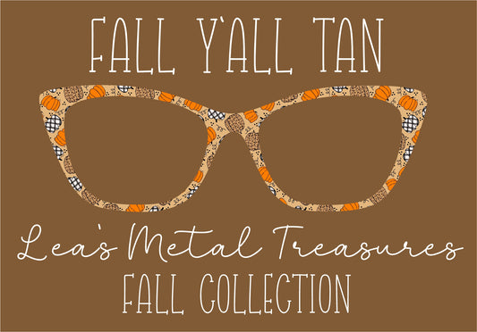 FALL YALL TAN Eyewear Frame Toppers COMES WITH MAGNETS