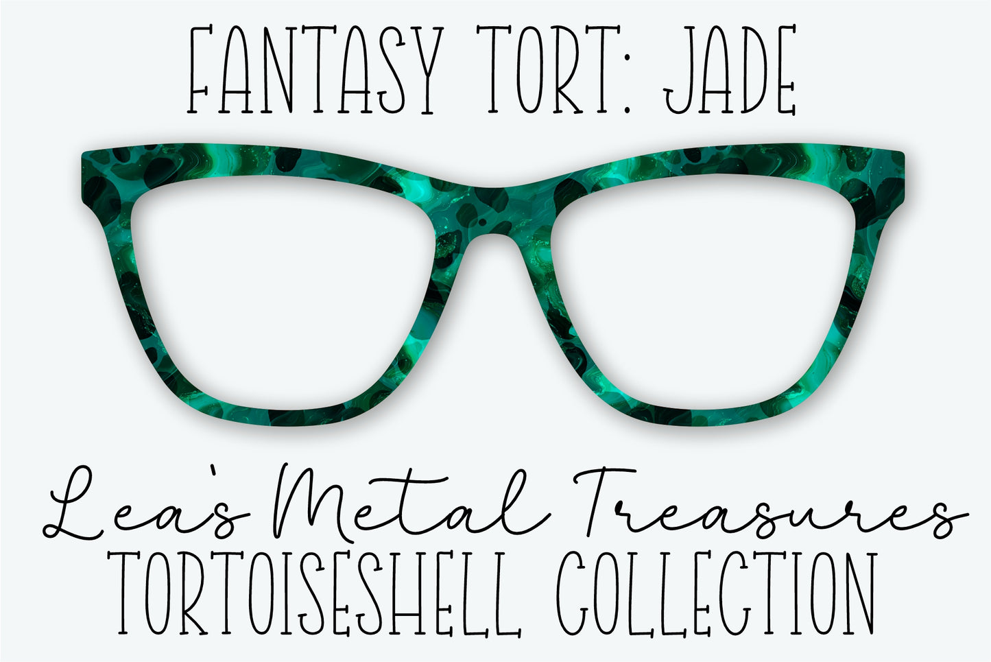 Fantasy Tort Jade Eyewear Frame Toppers • JANUARY 2026 TOPPER OF THE MONTH