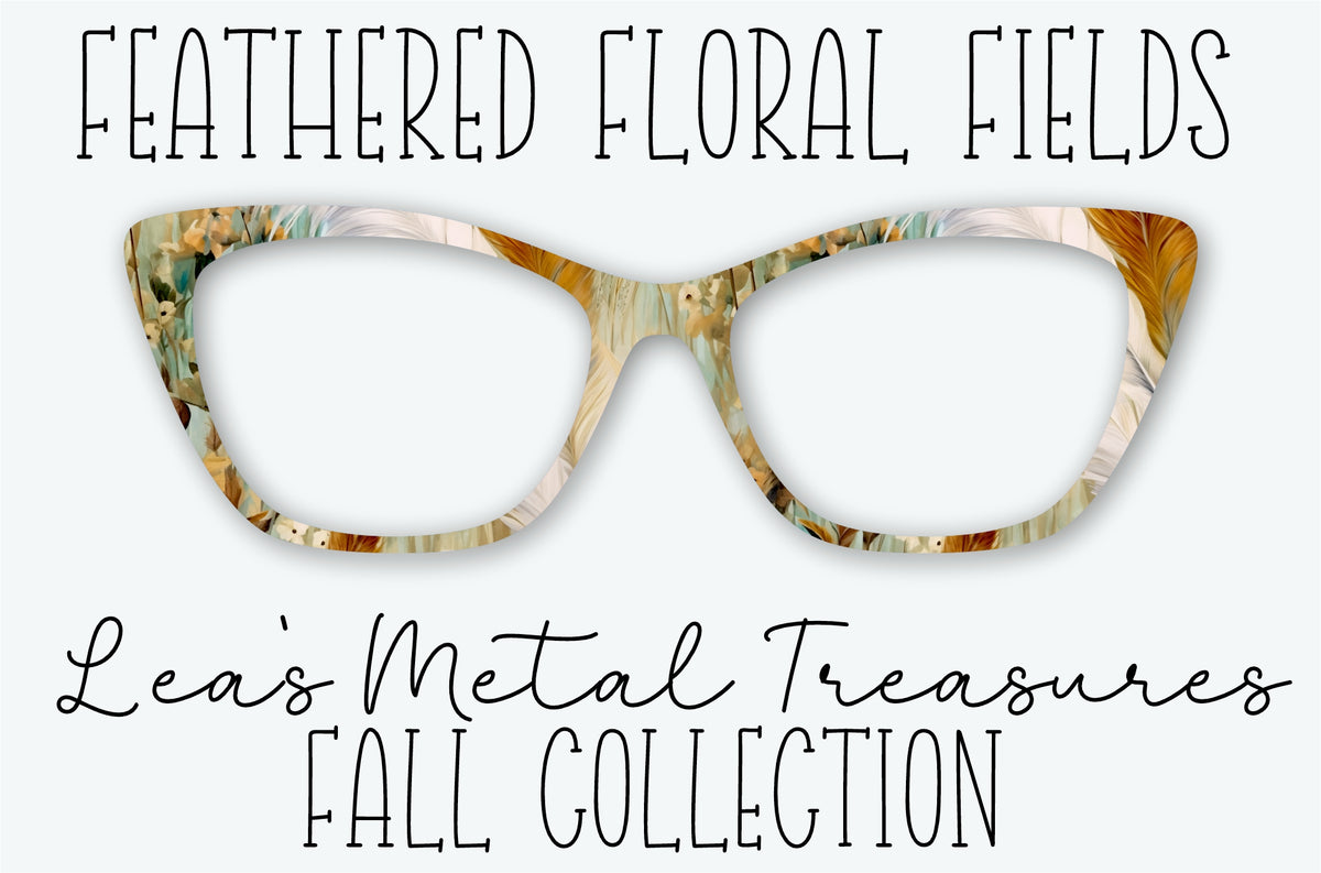 FEATHERED FLORAL FIELDS Eyewear Frame Toppers