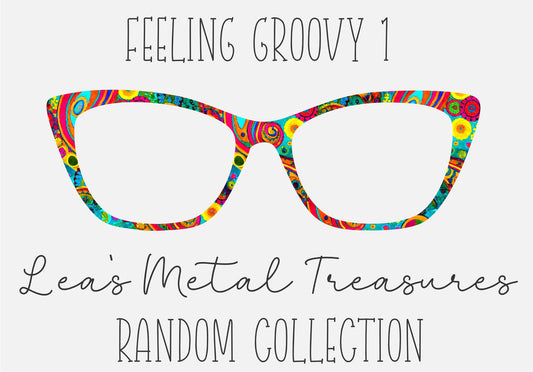 FEELING GROOVY 1 Eyewear Frame Toppers COMES WITH MAGNETS