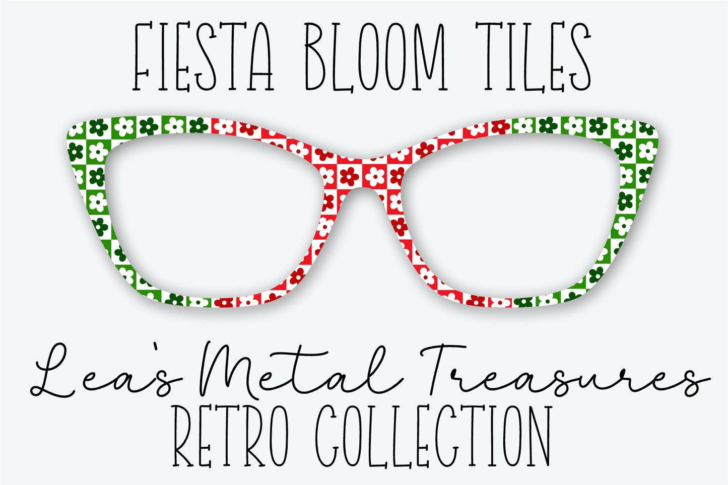 Fiesta Bloom Tiles Eyewear Frame Toppers