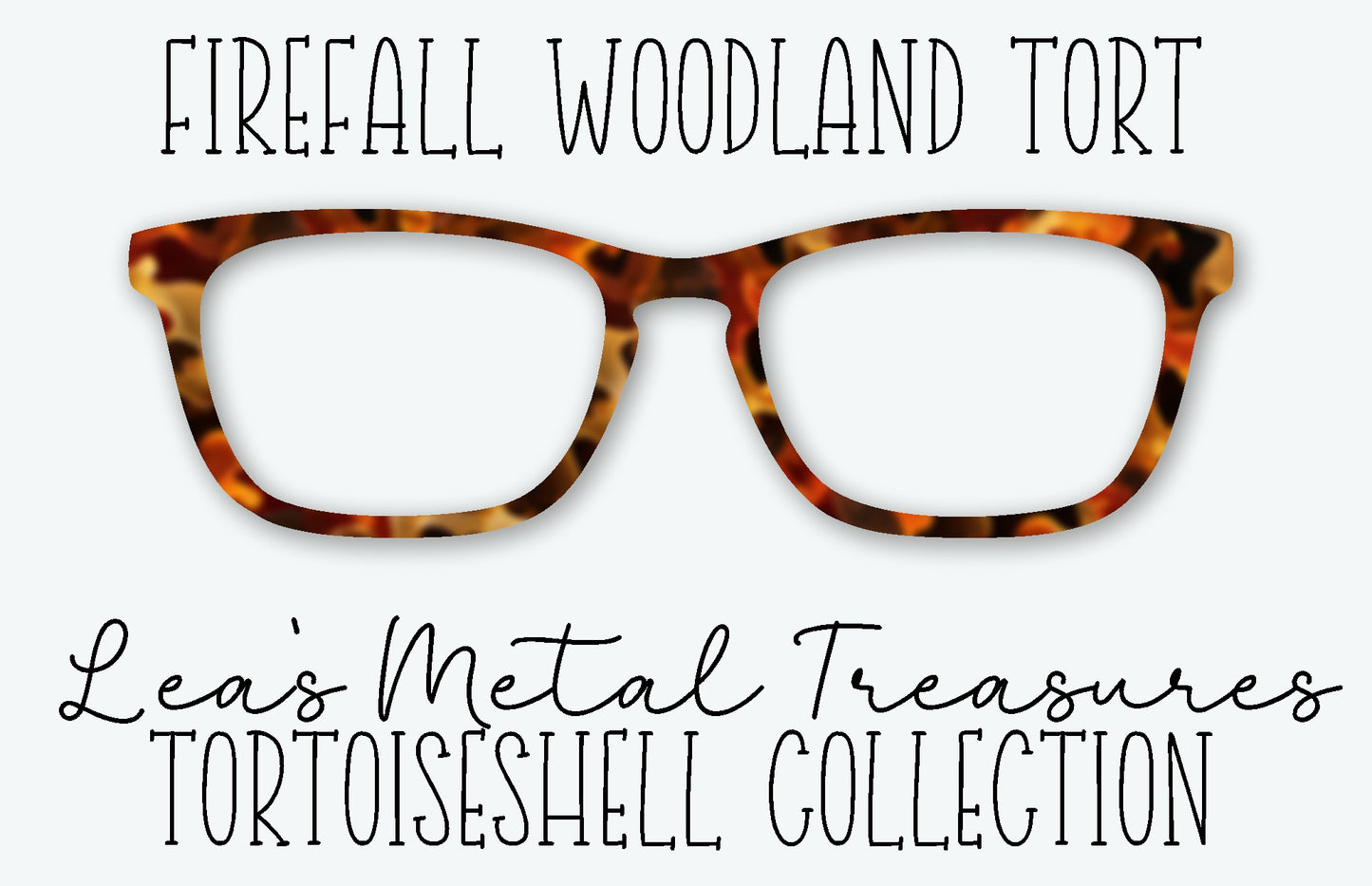 Firefall Woodland Tort Eyewear Frame Toppers