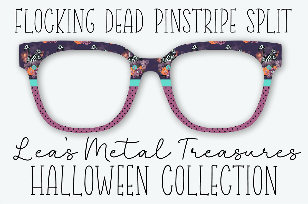 FLOCKING DEAD PINSTRIPE SPLIT Eyewear Frame Toppers