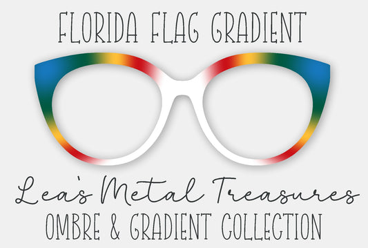 Florida Flag Gradient Eyewear Frame Toppers