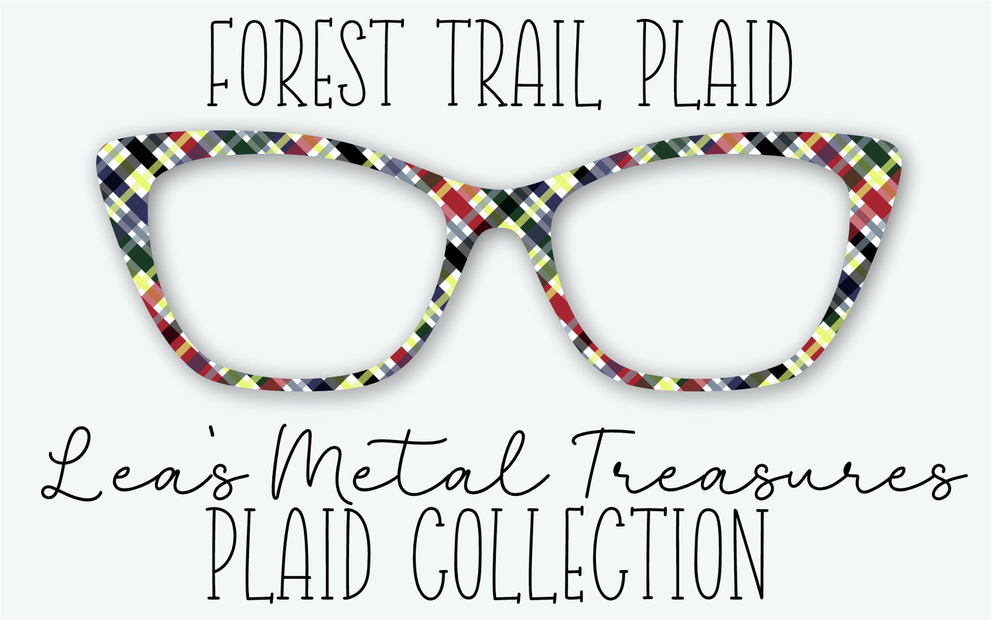FOREST TRAIL PLAID Eyewear Frame Toppers