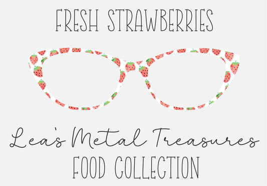 FRESH STRAWBERRIES Eyewear Frame Toppers COMES WITH MAGNETS