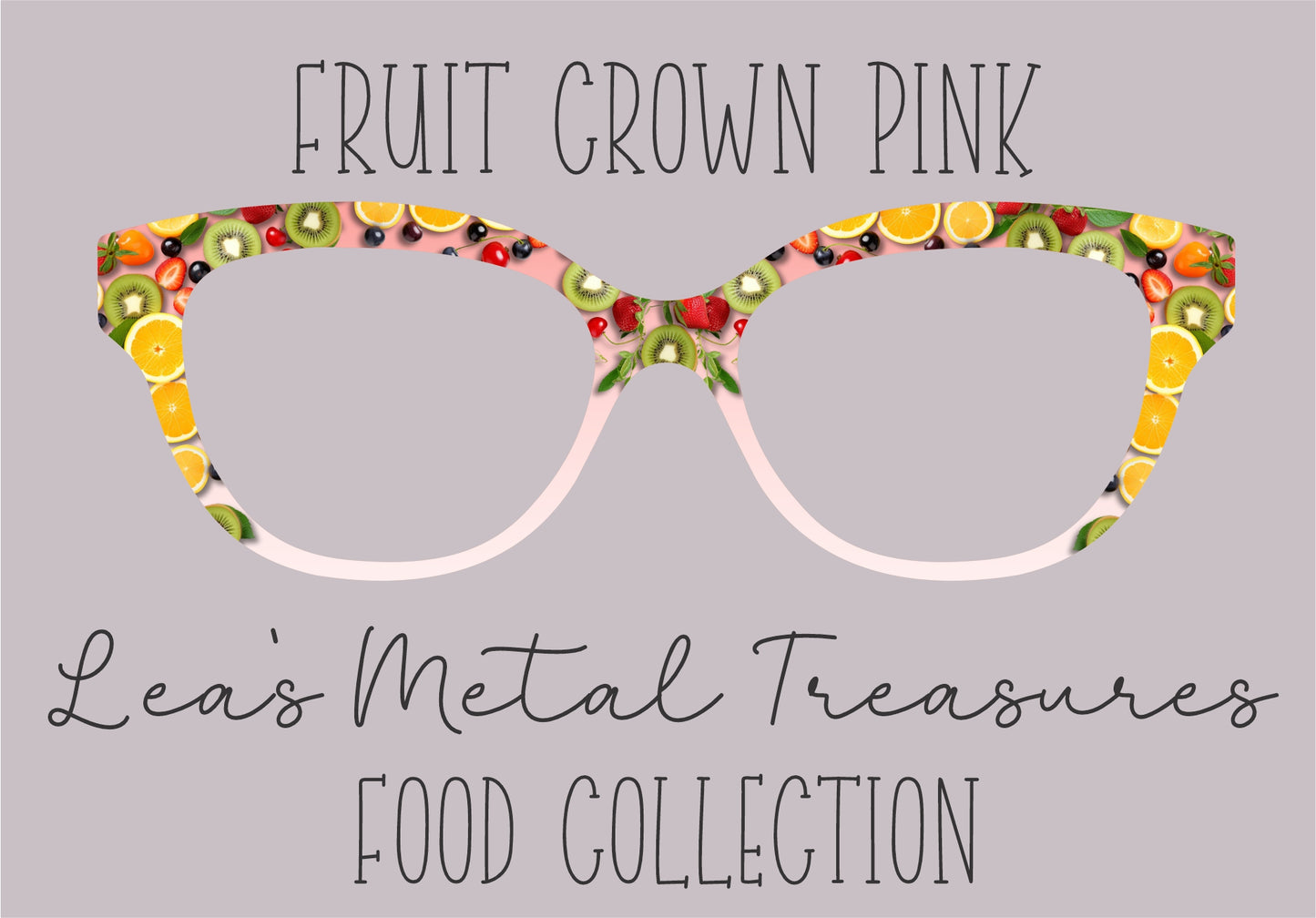 Fruit Crown Pink Toppers COMES WITH MAGNETS