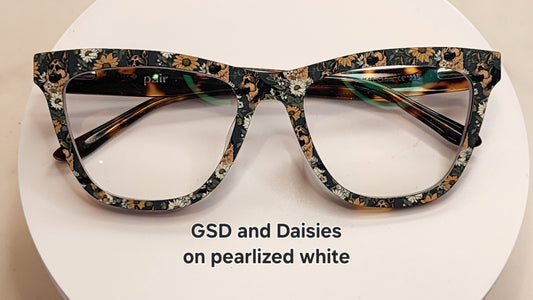 GSD Daisies Eyewear Frame Toppers COMES WITH MAGNETS