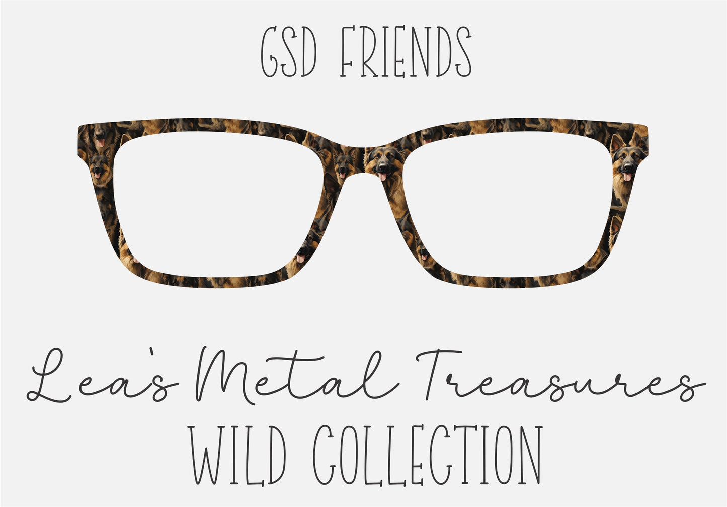 GSD Friends Frame Toppers COMES WITH MAGNETS