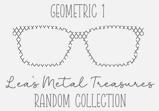 GEOMETRIC 1 Eyewear Frame Toppers COMES WITH MAGNETS