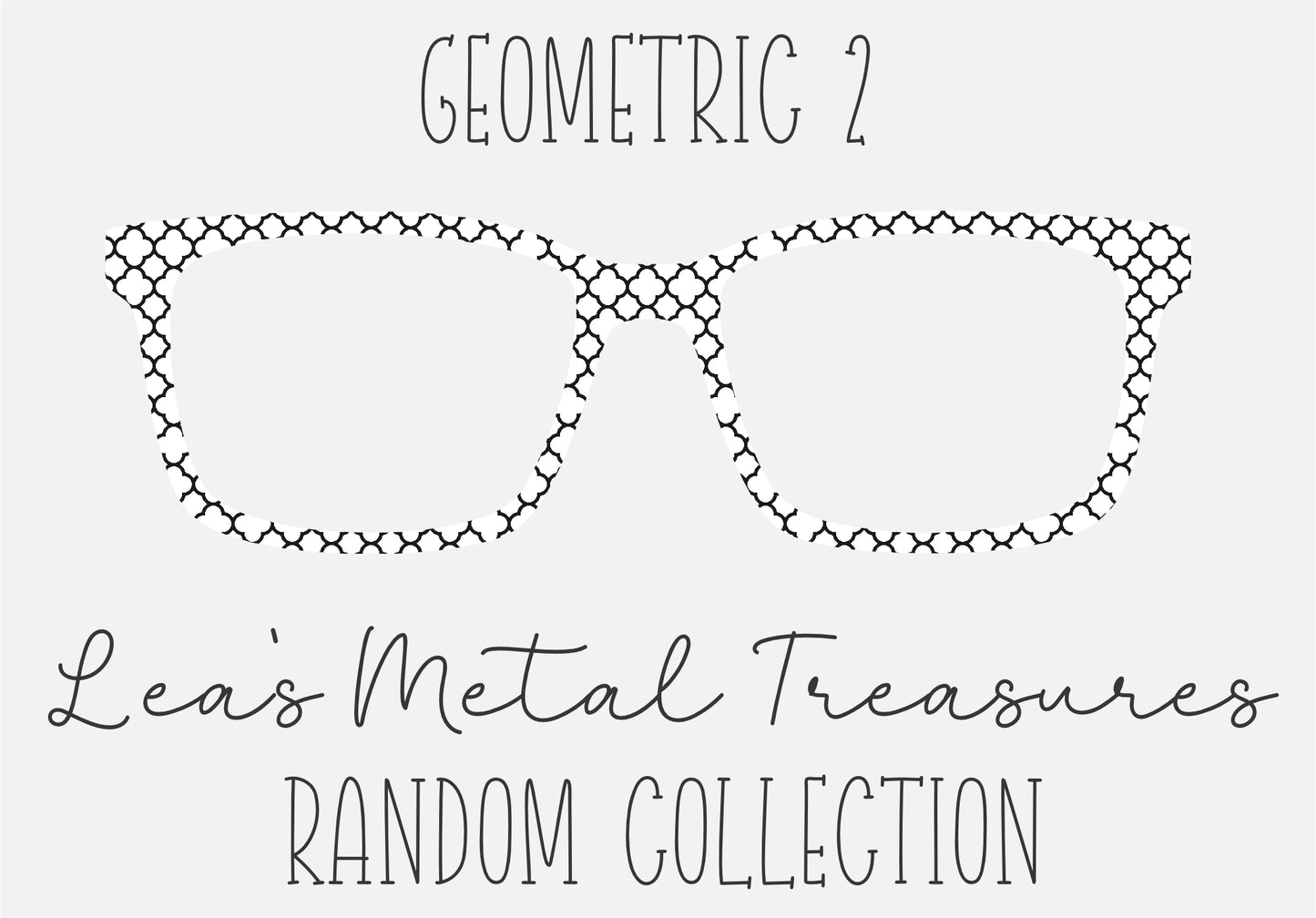 GEOMETRIC 2Eyewear Frame Toppers COMES WITH MAGNETS