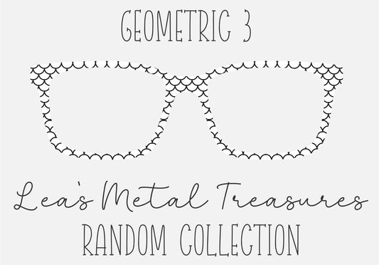 GEOMETRIC 3 Eyewear Frame Toppers COMES WITH MAGNETS