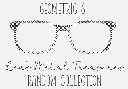 GEOMETRIC 6 Eyewear Frame Toppers COMES WITH MAGNETS