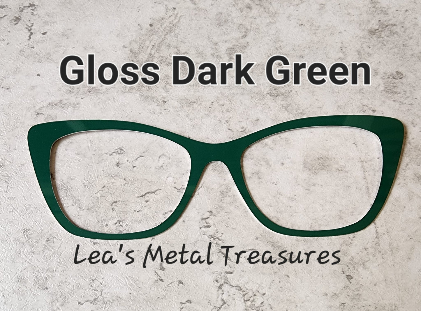 Gloss Dark Green Naked Collection - Eyeglasses Cover - Comes with Magnets