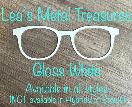 Gloss White Naked Collection - Eyeglasses Cover - Comes with Magnets
