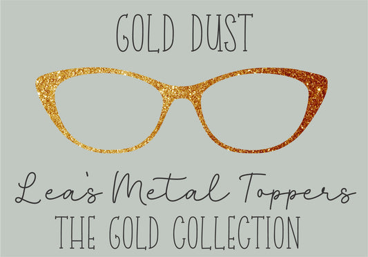 GOLD DUST Eyewear Frame Toppers COMES WITH MAGNETS
