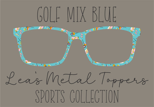 GOLF MIX BLUE Eyewear Frame Toppers COMES WITH MAGNETS