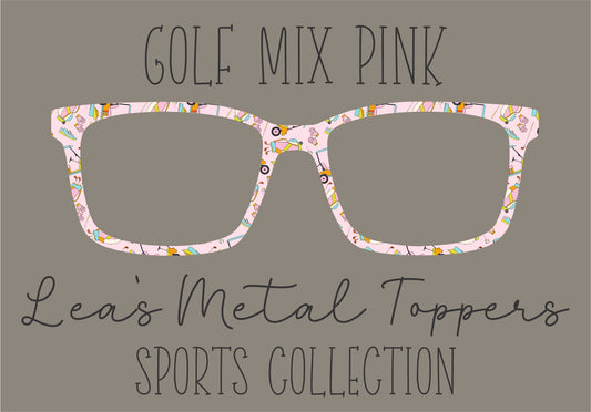 GOLF MIX PINK Eyewear Frame Toppers COMES WITH MAGNETS