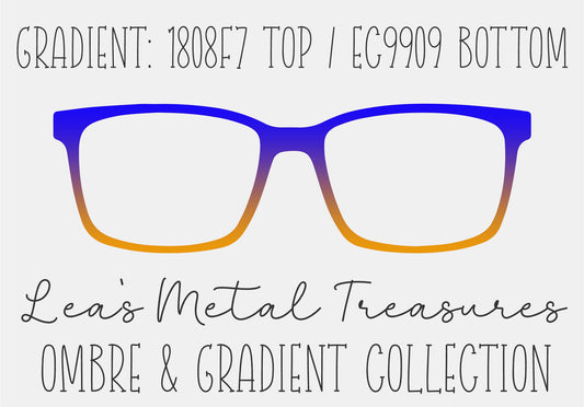 Gradient 1808F7 Top EC9909 Bottom • magnetic eyeglasses cover made of thin metal