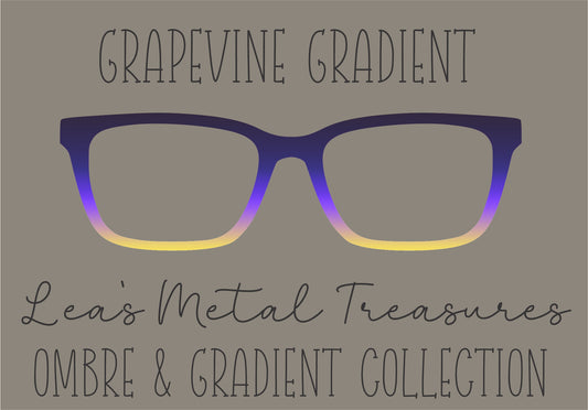 READY TO SHIP JUNE 2025 • Grapevine Gradient Eyewear Frame Toppers