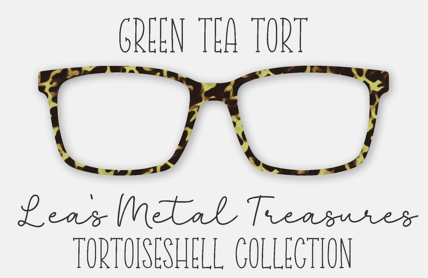 Green Tea Tort Eyewear Frame Toppers