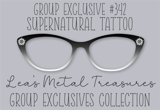 Supernatural Tattoo Group Exclusive #342 Eyewear Frame Toppers